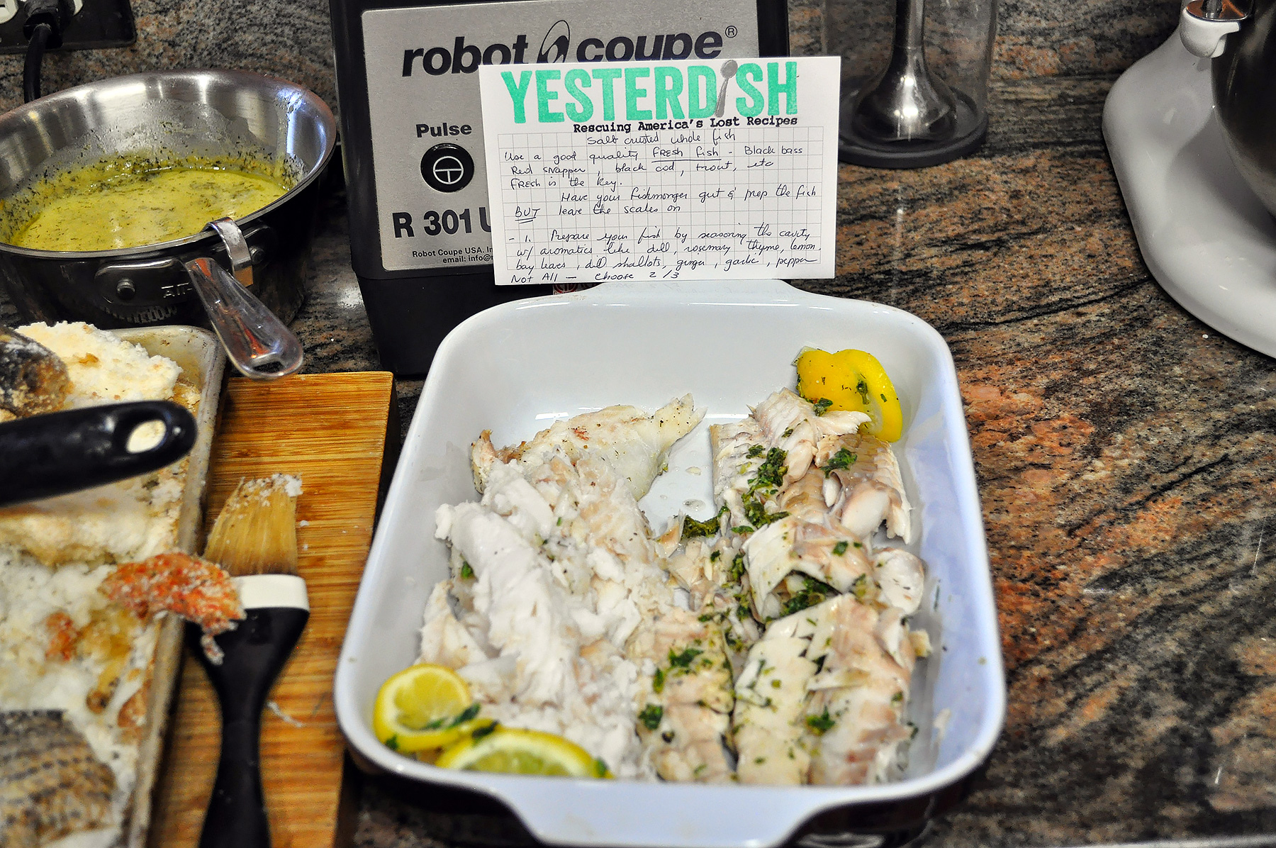 Yesterdish’s SaltCrusted Fish